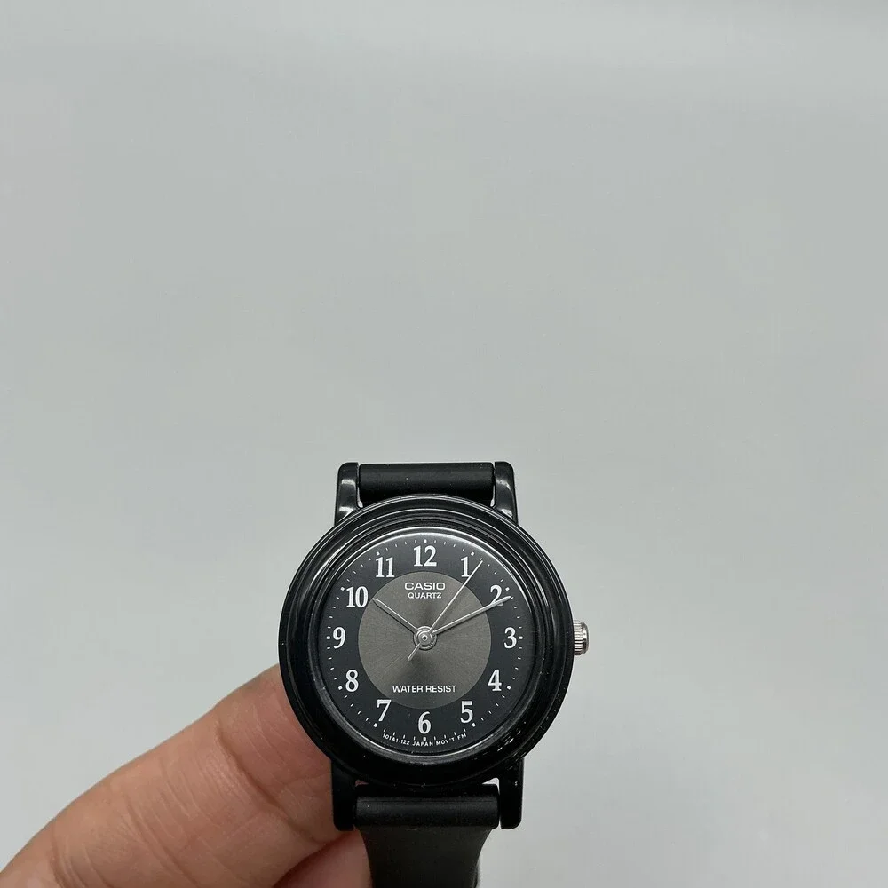 Casio 1330 LQ-139 Womens Watch 25mm Black Dial Black Resin Water Resist